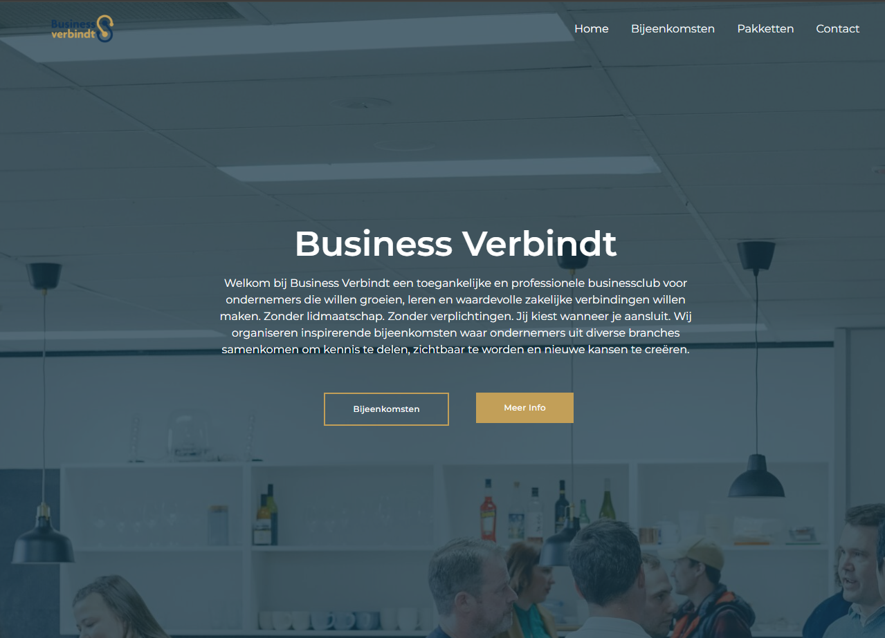 Screenshot van Business Verbindt