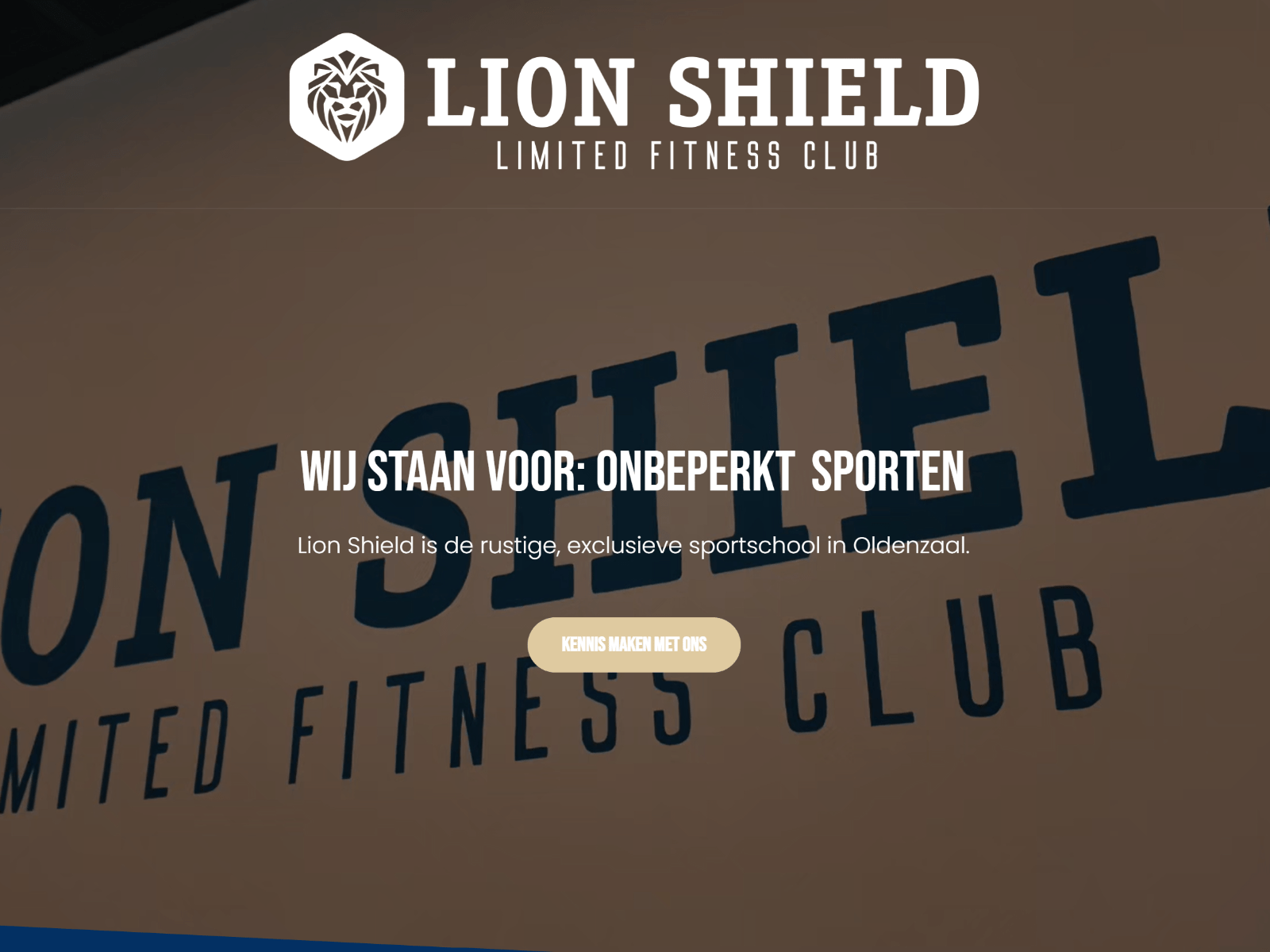 Website van Lion Shield in Oldenzaal, klant van Studio Deaup